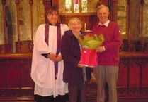 Lydford churchwarden Barbara Weeks retires after 28 years