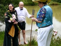Keen angling couple are blessed in the name of cod