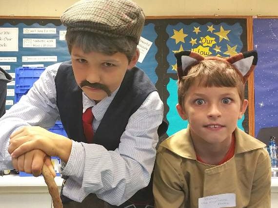 Lydford Primary School celebrates splendiferous Roald Dahl