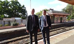 Mel Stride MP discusses potential rail service with leader of Mid Devon District Council