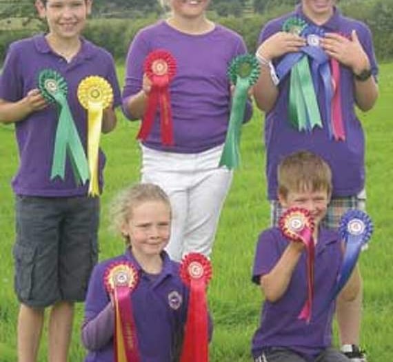 Big bunch of rosettes for Mid Devon PC
