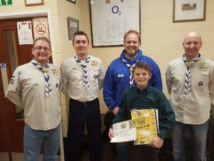 North Tawton cub James Matthews completes 100 challenges