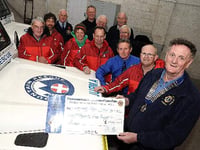 Okehampton Lions give thousands to North Dartmoor Search and Rescue Team