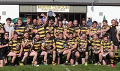 Celebrations for North Tawton in plate