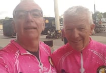 Intrepid Matt and Paul follow Exeter Chiefs to France in charity cycle