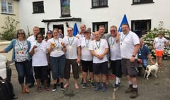 Northlew pub punters taking on marathon hike for charity