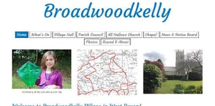 Broadwoodkelly launches village website