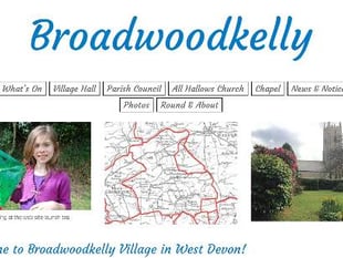 Broadwoodkelly launches village website