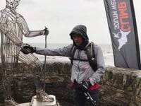 Nathan Newton takes part in 117-mile coast to coast challenge