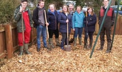 Young farmers help to reopen Bratton Clovelly playpark