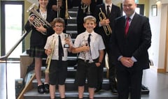 Shebbear College students sound note perfect in Bideford band contest