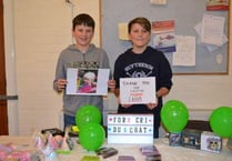 Okehampton College twins help cousin with fundraiser
