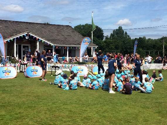 Cricket youngsters get into World Cup spirit