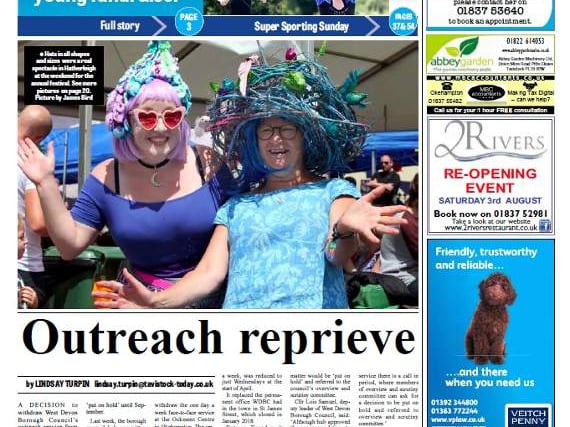 The big stories in this week's Okehampton Times