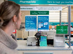 Domestic violence safe space in Tavistock superstore