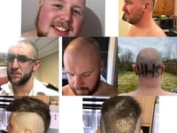 Hair-raising effort by rugby club lads