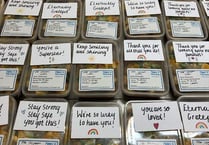 Meals with a message for NHS heroes