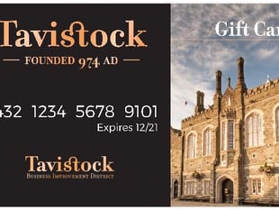A gift card has been launched to boost Tavistock high street