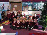 Bridestowe Primary collects good haul for foodbank