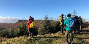 Okehampton Ramblers visit Iron Age fort