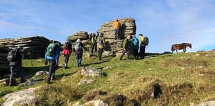 Okehampton Ramblers explore Bronze Age settlement