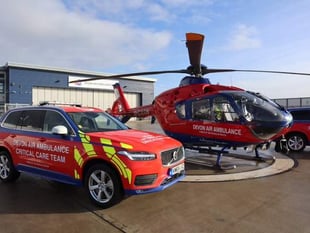 Devon Air Ambulance notches up record 1,900 callouts in a year
