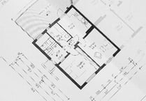 Cottage plan for garden plot in Broadwoodkelly