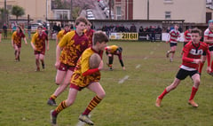 Okehampton Under 14s rugby team lose to Paignton