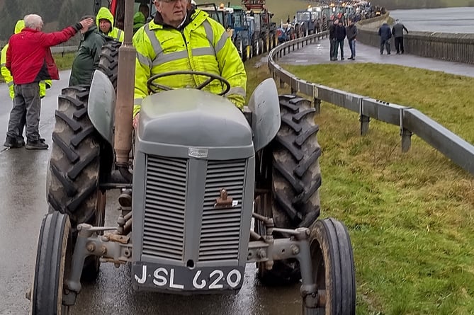 Lewdown Young Farmers' tractor run