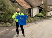 Devon man crosses Dartmoor in  300-mile walk for charity