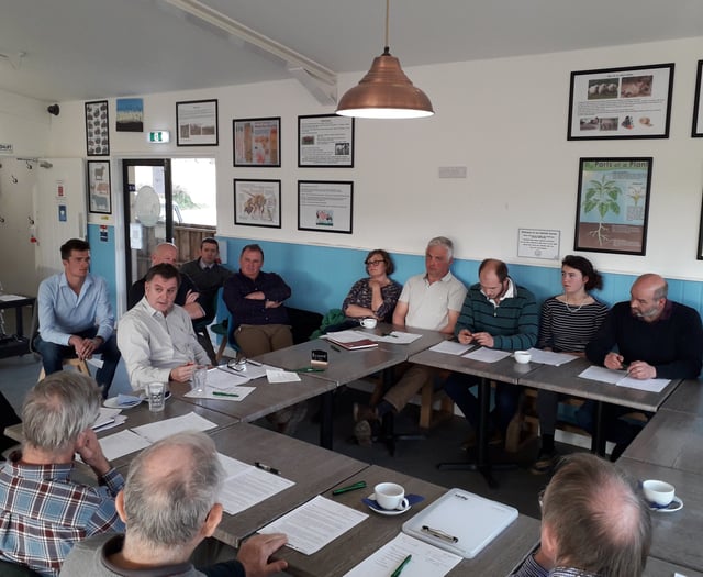 MP chews the cud with farmers