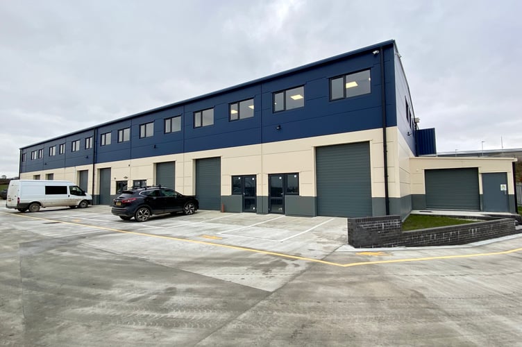 The new A30 business centre  at Okehampton which opens on April 12