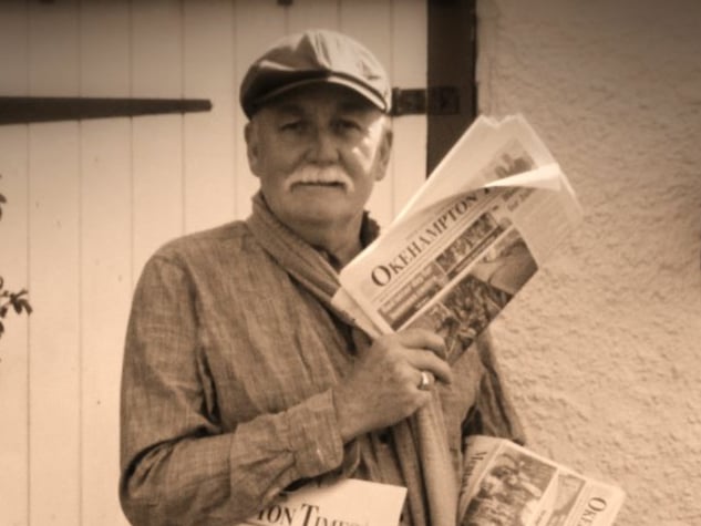 Mayor of Okehampton Cllr Bob Tolley will be delivering the Okehampton Times to your door with all proceeds from the sale off the paper and delivery donation going to the Dream-a-way charity