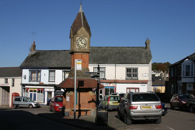 North Tawton Town Square.
