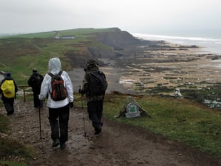 Okehampton Ramblers walk coastpath near Bude