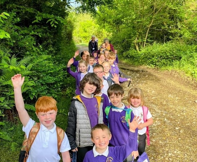 Mary Tavy’s walking bus is a great success