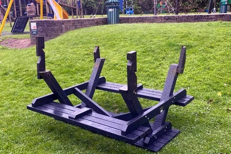 Vandalism in Simmons Park
