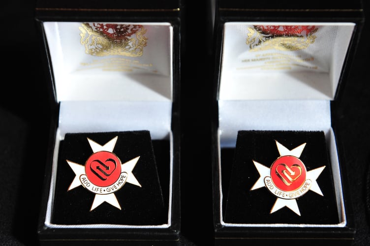 St John Ambulance posthumous medals to organ donors