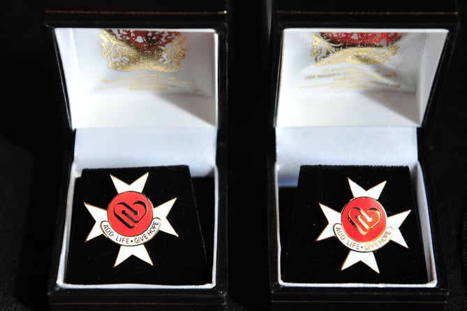 St John Ambulance posthumous medals to organ donors