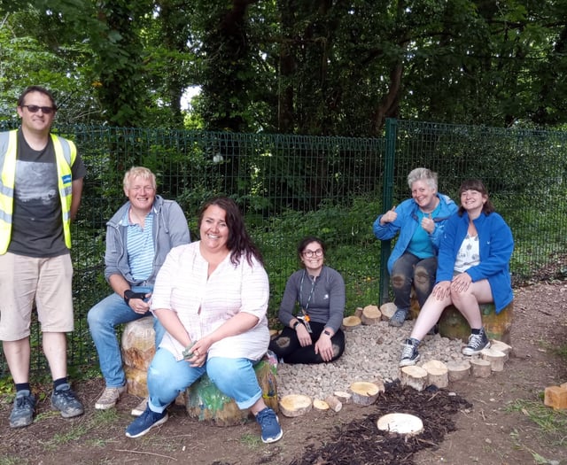 LiveWest helps school build sensory garden