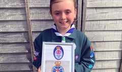 North Tawton cub wins Jubilee badge contest