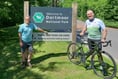 Cycling event helps pay for Dartmoor signs