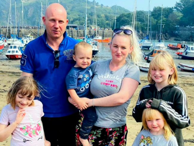Slocombe family with Paige who suffers from Dravet Syndrome