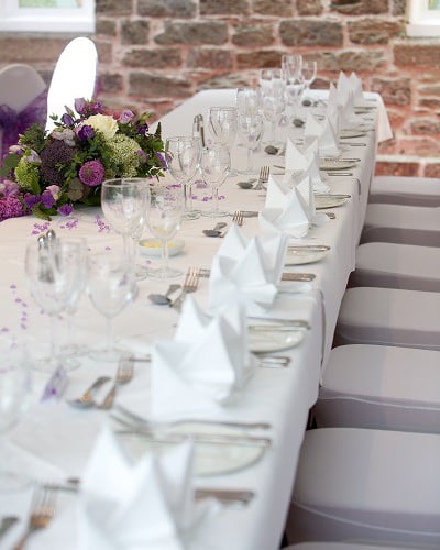 Supplied for an advertising feature. NOT for reuse. The Bedford Hotel top table