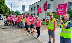 West Devon communication workers on strike 