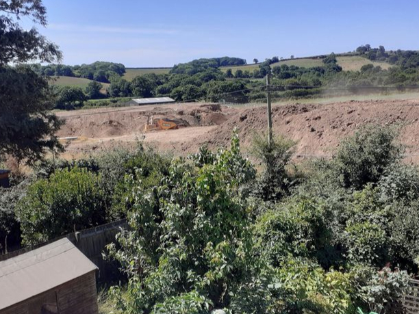 Winkleigh residents worried by high spoil heaps