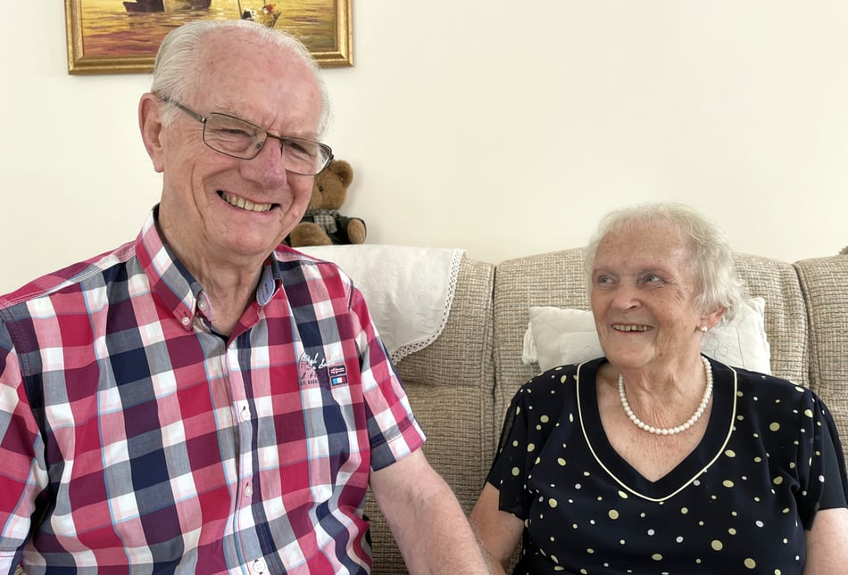 Couple celebrate 60 years together