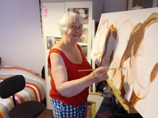 Self taught painter is on the art trail