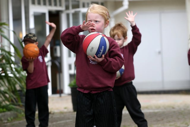 Skills day gets children, coaches and staff shaking their tail feathers!