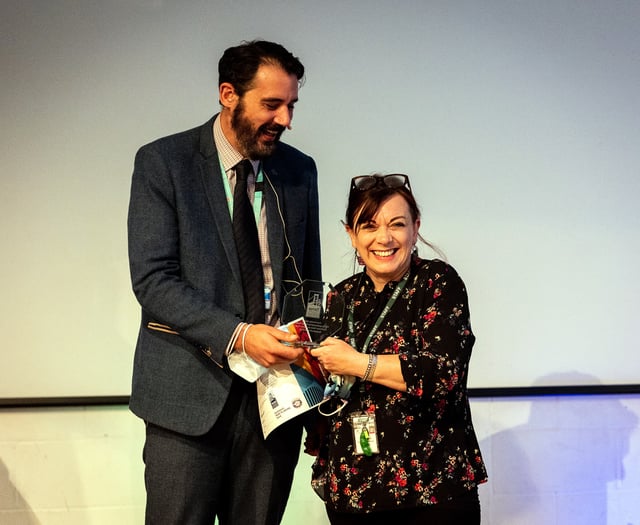Proud moment for Okehampton woman presented with awards